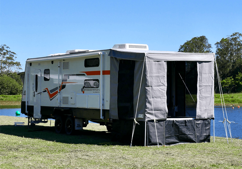 toy hauler extension installation