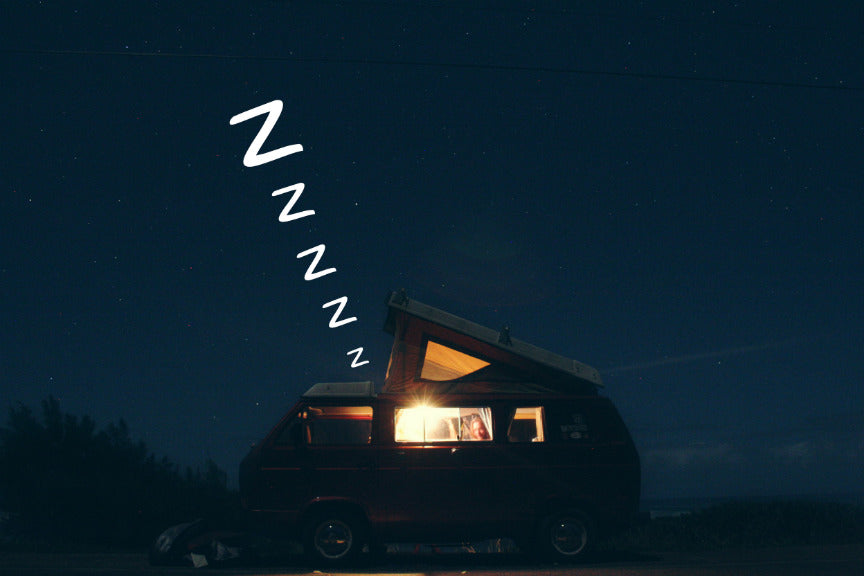 Night Driving on a Camping Trip