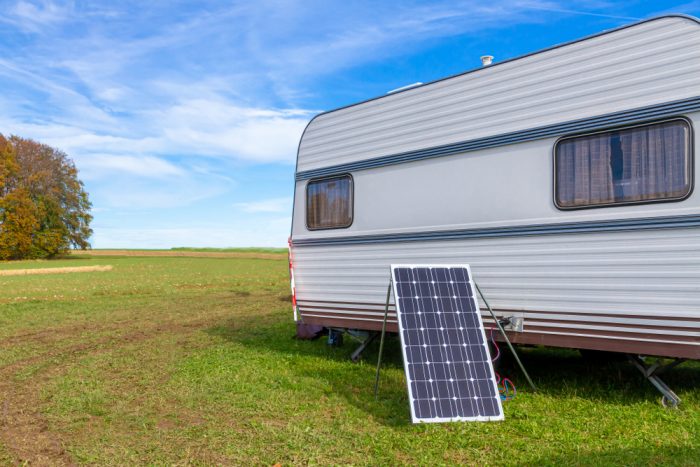 Solar-Powered Caravan Hot Water System