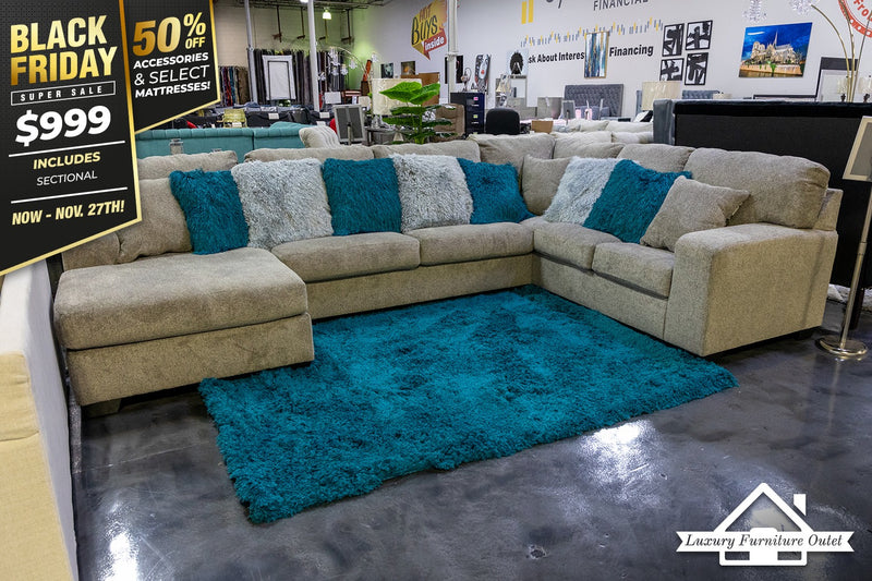 Black Friday Special Sectional Sofa – Luxury Furniture Outlet - Dallas
