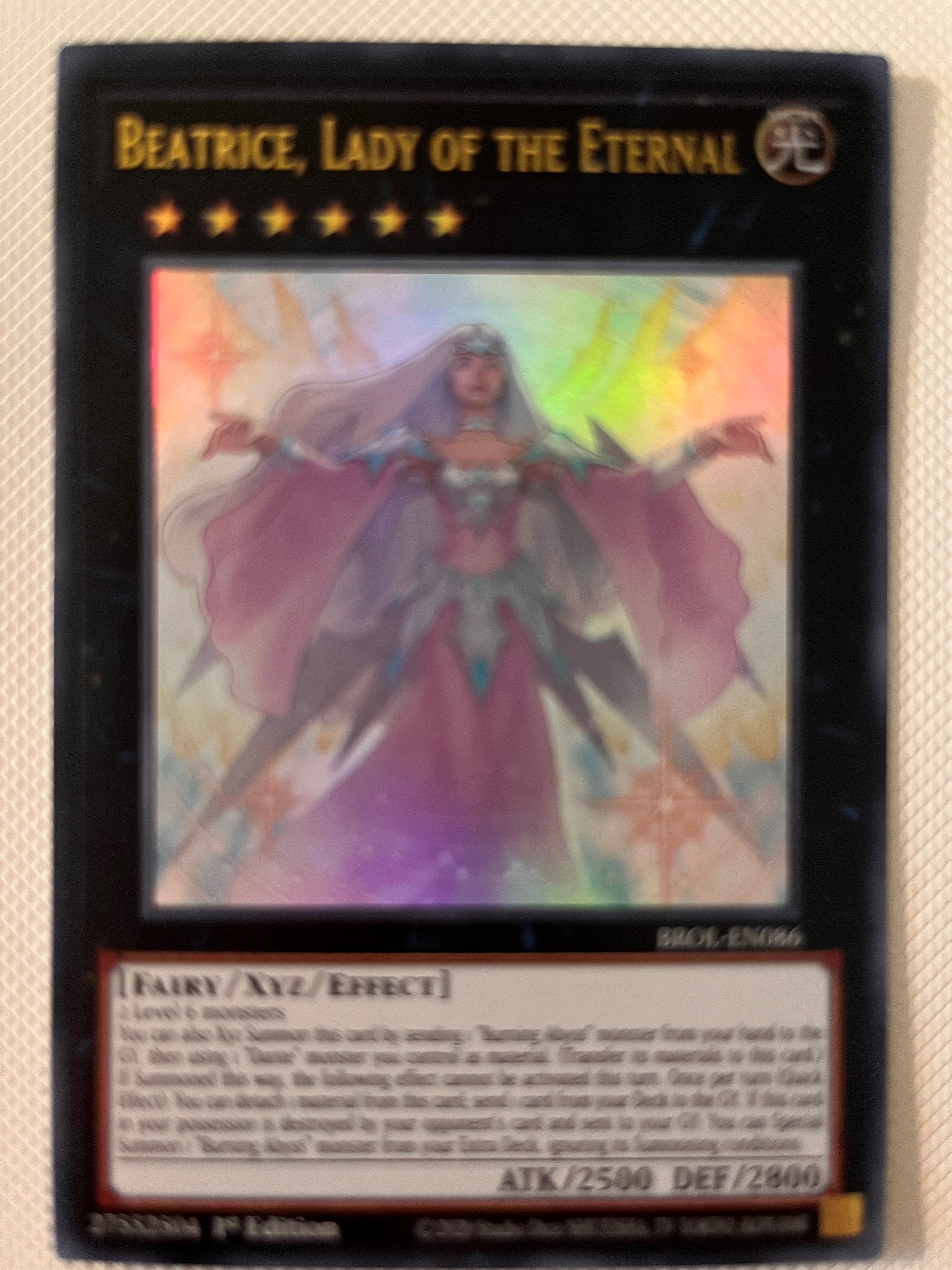 Beatrice Lady Of The Eternal BROL EN086 Genesis TCG