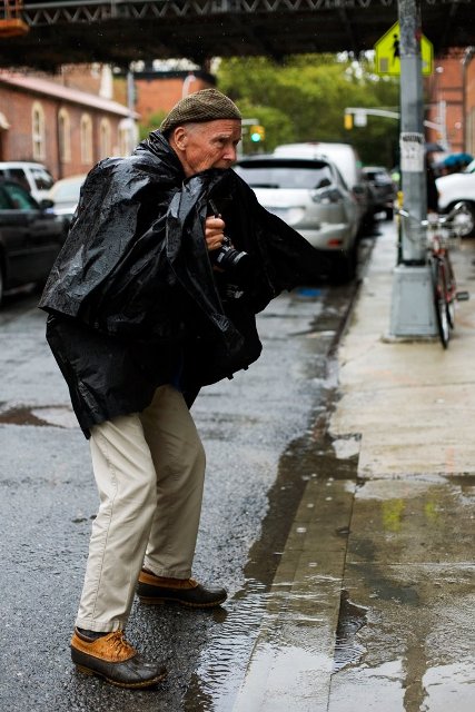 Bill Cunningham puddles