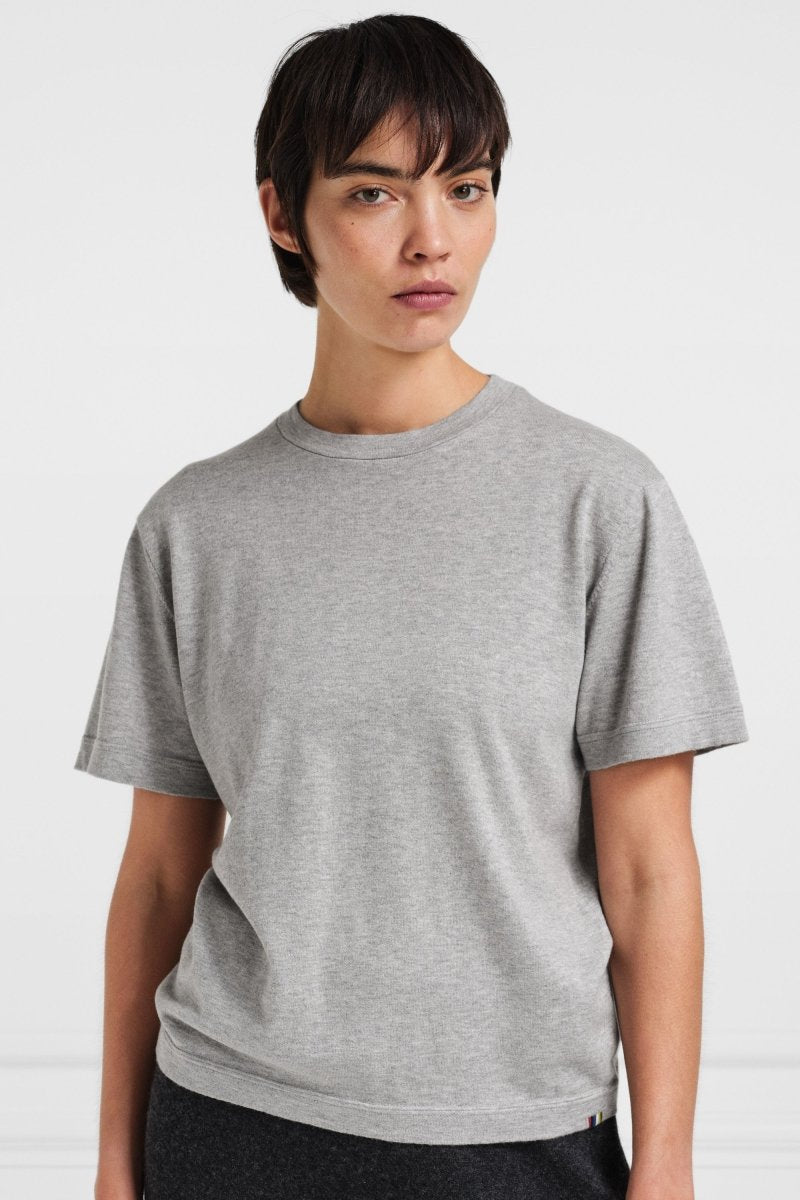 extreme cashmere short-sleeve crew-neck t-shirt n°64