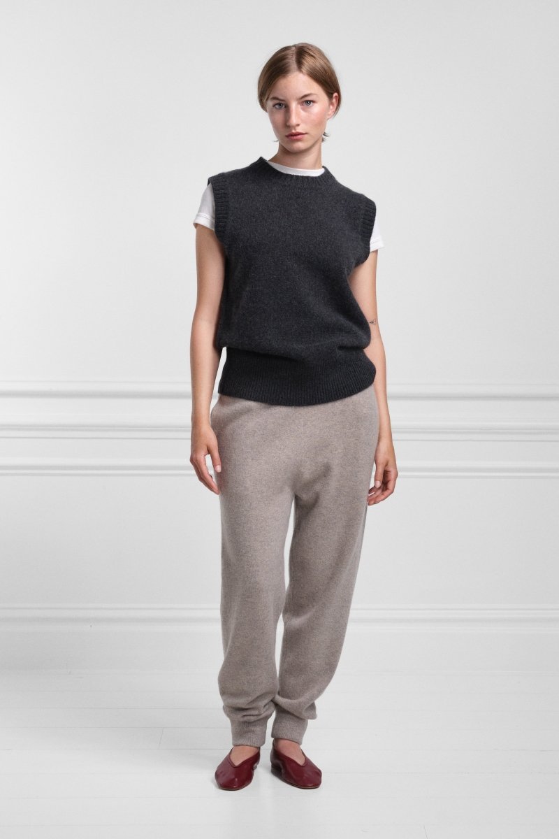 extreme cashmere wide cotton-cashmere trousers n°278 judo