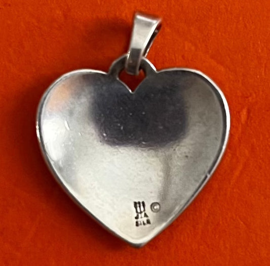 James Avery Puffed Heart Sterling Silver Charm - Silver