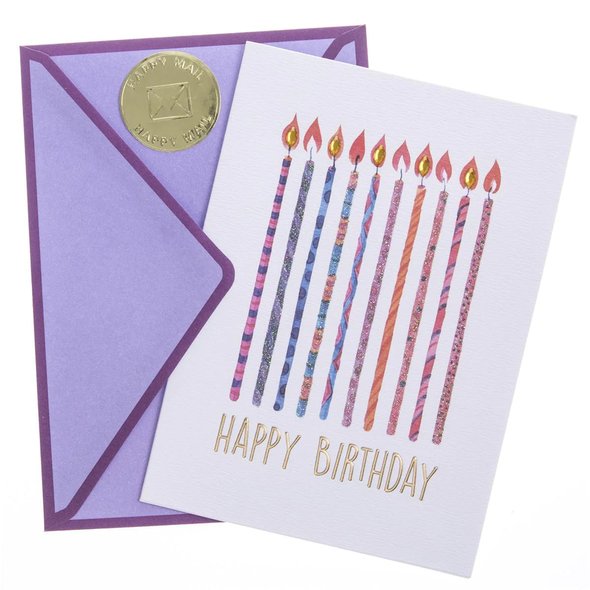 Funky Candles Birthday Card