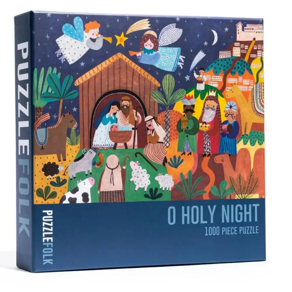 O Holy Night 1000 Piece Christmas Holiday Nativity Puzzle