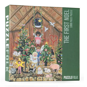 The First Noel 1000 Piece Christmas Nativity Puzzle - Ada & Lo 