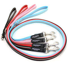 Tre Ponti Italy Stitch Leash group2 image showing all colors and clasp
