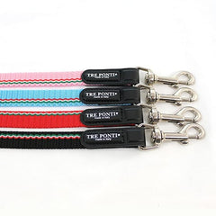 Tre Ponti Italy Stitch Leash group2 image showing all colors and clasp