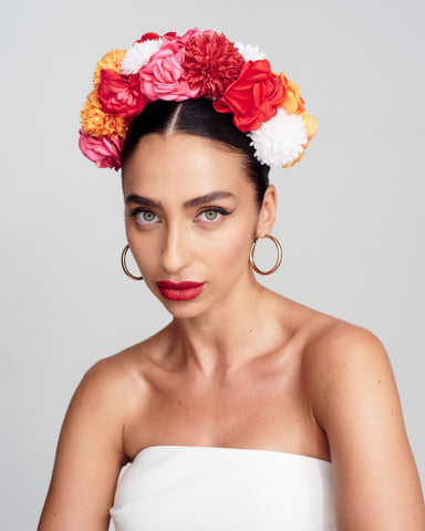 bridal floral crown - luz