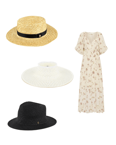hats for round faces - wide-brimmed hats