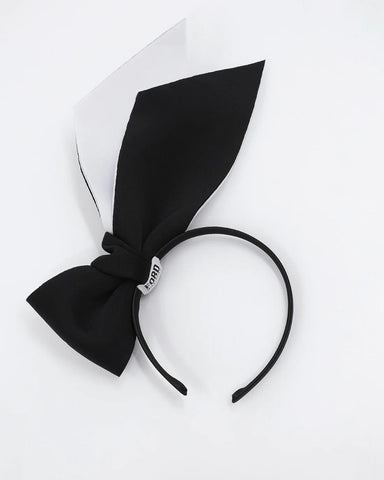 thumper headband in black and white