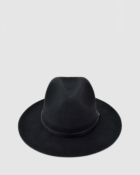 FRANKIE (black) by FORD MILLINERY- front on