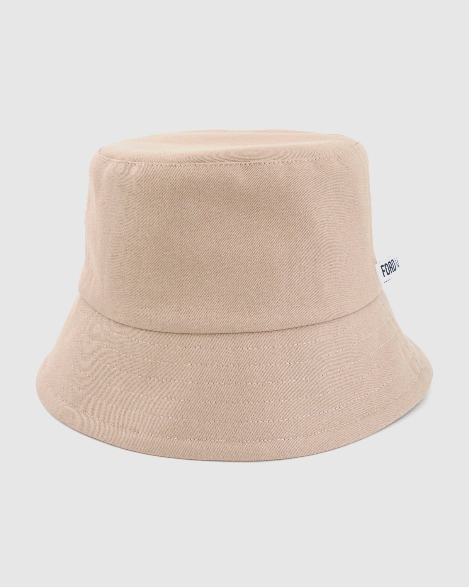 &BILLY& MEN'S & WOMEN'S TAN BUCKET HAT | FORD MILLINERY