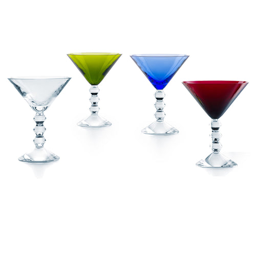 Moser Pebbles Stemless Martini Glasses