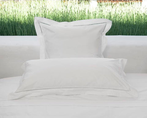 Luxury King Pillow Cases White Cotton 300 Thread Count