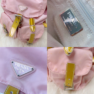 PRADA PINK NYLON BACKPACK – LYUU