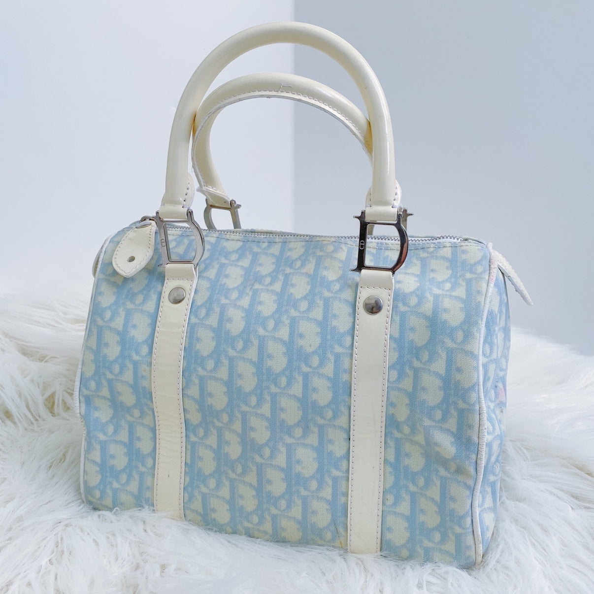 Dior Light Blue Calfskin Small Be Dior Handbag Dior  TLC