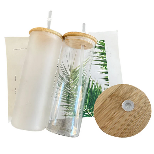 Sublimation Colored Beer Can-Shaped Glass with Bamboo Lid and Straw – THE  LEADING GLOBAL SUPPLIER IN SUBLIMATION!