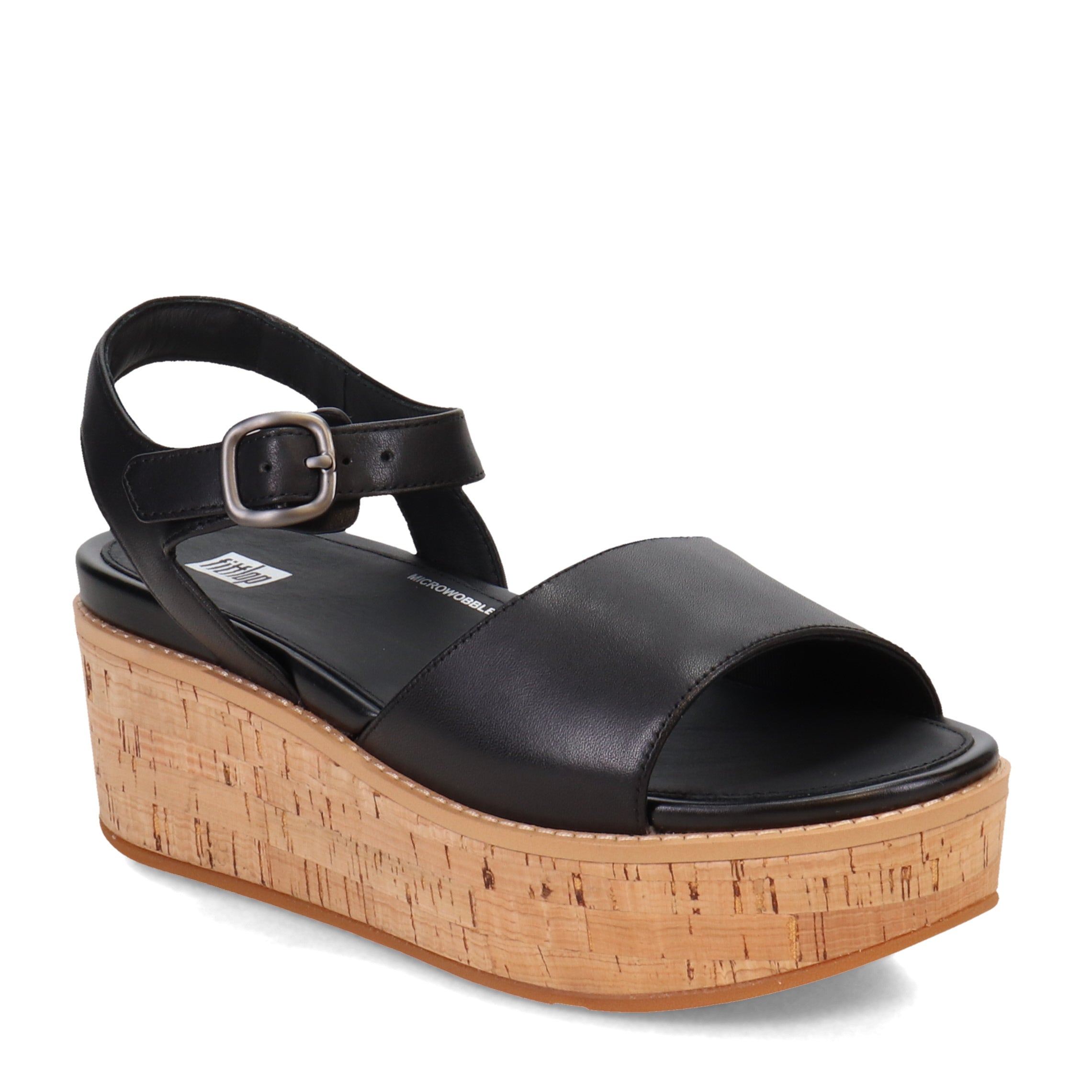 Women's FitFlop, Eloise Cork Wrap Strap Sandal – Peltz Shoes