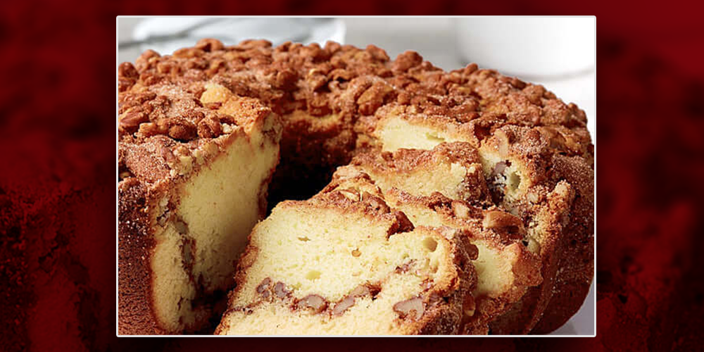 Classic Cinnamon Walnut Coffee Cake