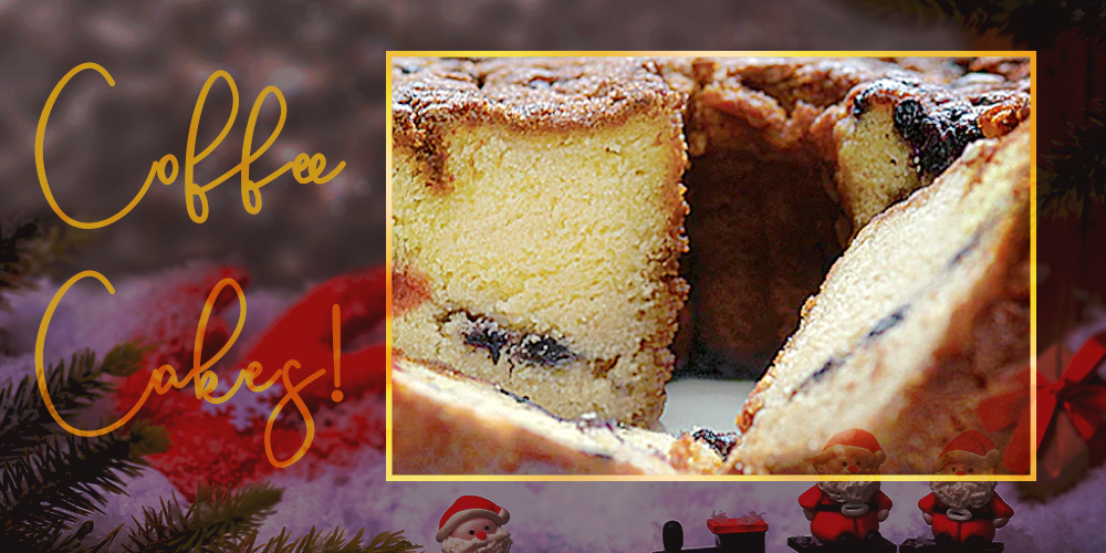 Double the Yum: Buy One Signature Coffee Cake, Get the Second Half Off! (2 Cakes)