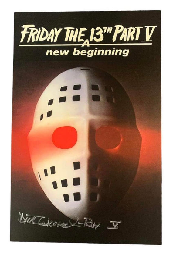 Dick Wieand Friday the 13th Part V: A New Beginning Autographed Poster ...