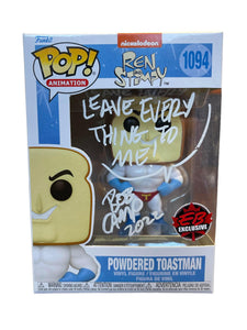 Bob Camp Ren & Stimpy Autographed Powdered Toast Man Funko #1094