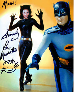 Lee Meriwether Autographed Photo as Catwoman in Batman 1966 w/ Adam We –  Icon Autographs