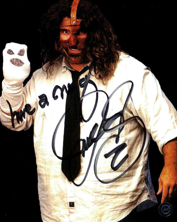 Mick Foley as Mankind WWE Autographed 8x10 – Icon Autographs