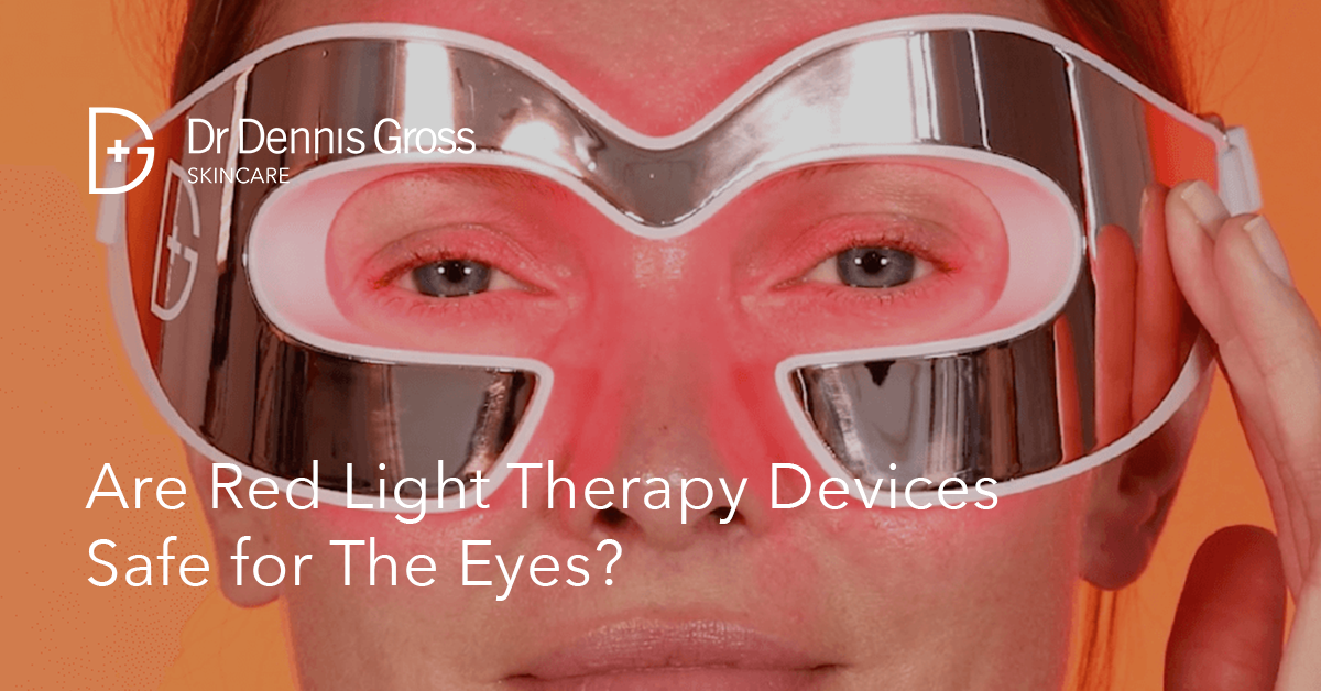 Is LED mask safe for eyes?