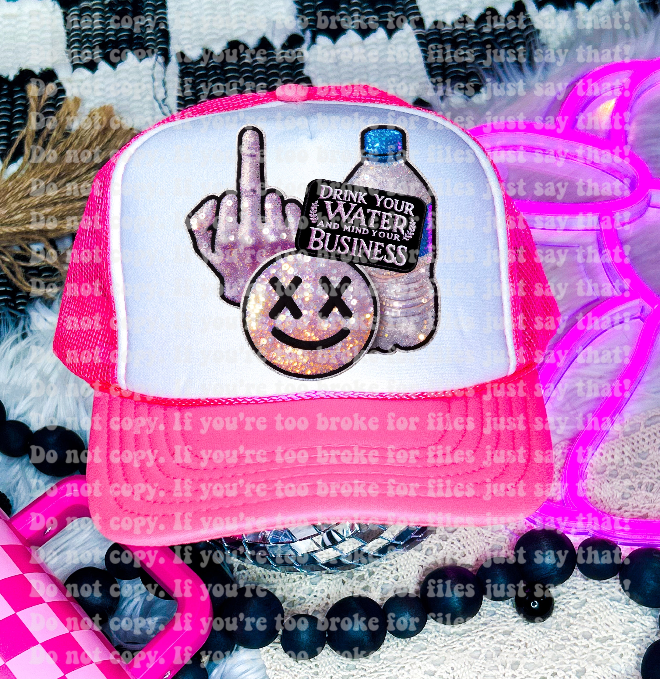 Drink Your Water Trucker Hat