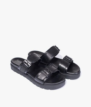 Barbour | Sanz sandal in black | EQVVS Womens