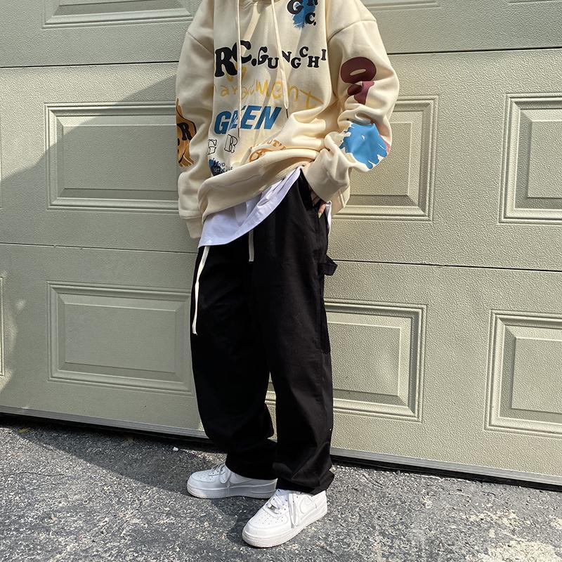 Y2k Hip Hop Oversized Pants - Pastel Kitten