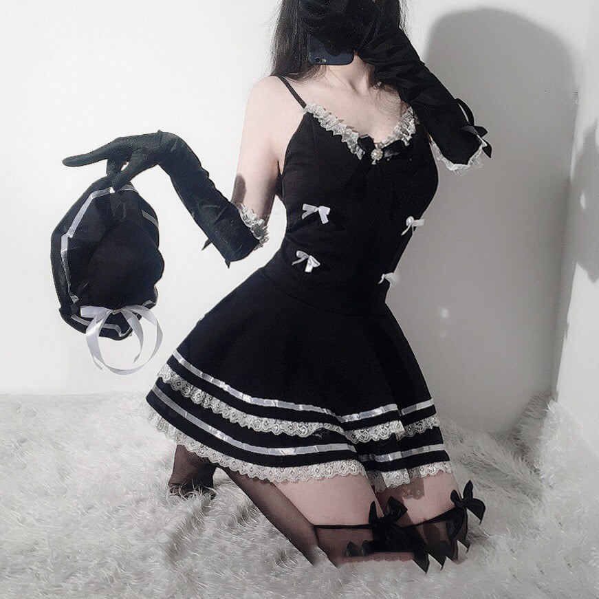 Gothic Maid Cosplay Costume - Pastel Kitten
