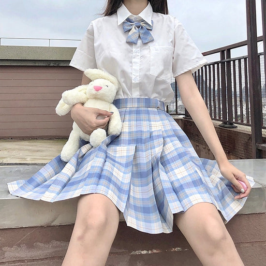 School Girl Uniform Pleated Skirt