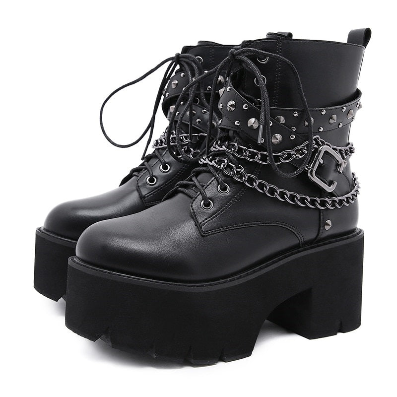 Gothic Style Aesthetic Boots