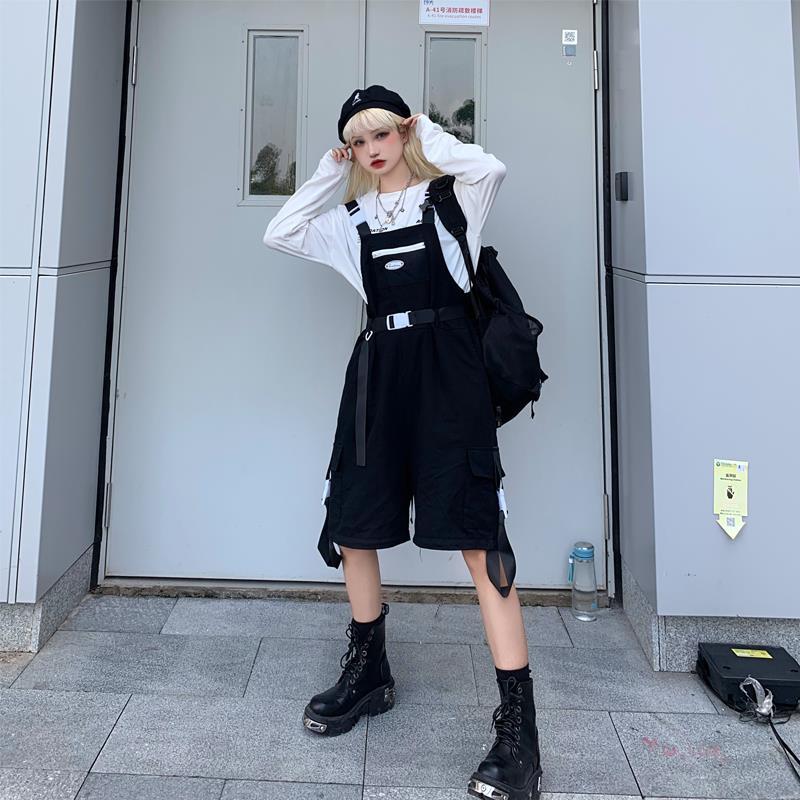 Techwear Streetstyle Overalls - Pastel Gothic Clothing & Stuff