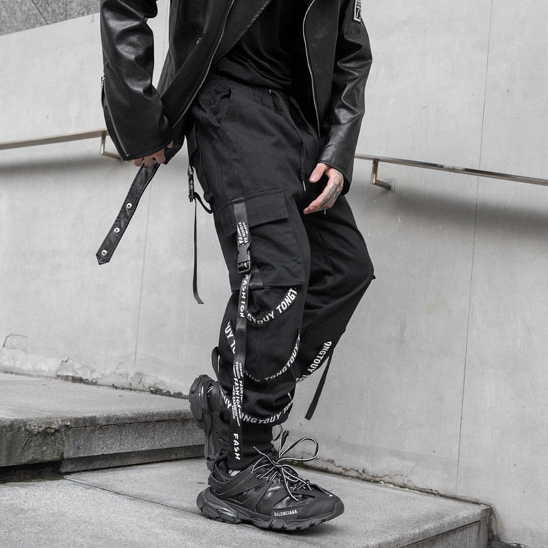 Techwear Street Goth Pants