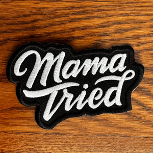 Mama Tried Patch - Black - Rusty Lids