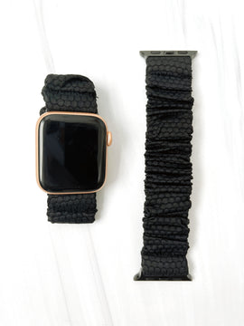 Black Hexagon Watch Band