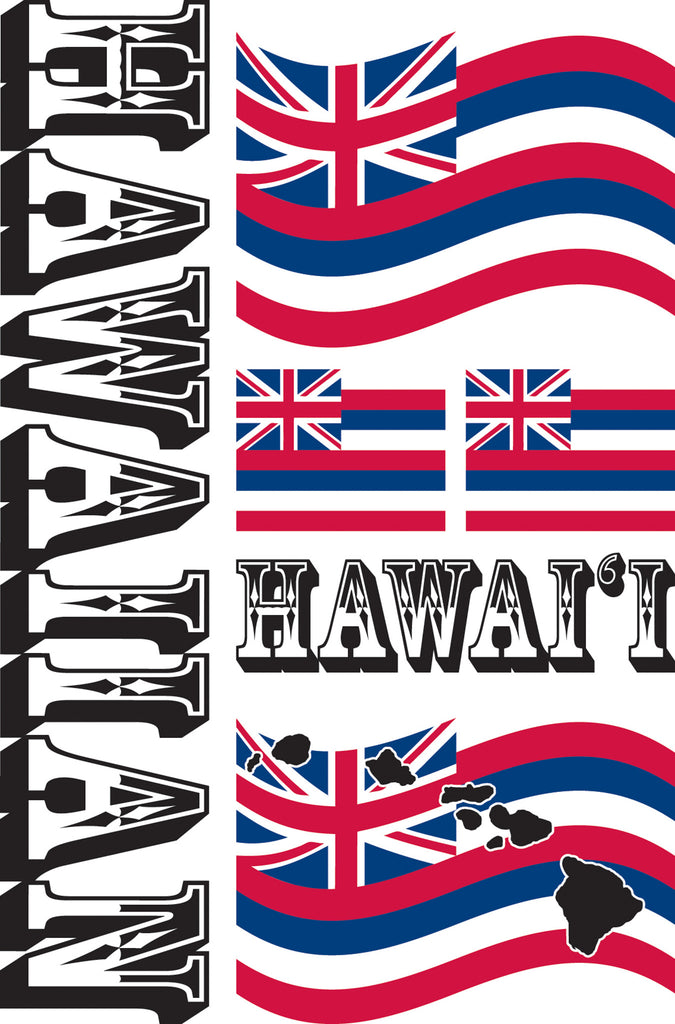 Hawaiian Temporary Tattoos Small  Saltwater Soul