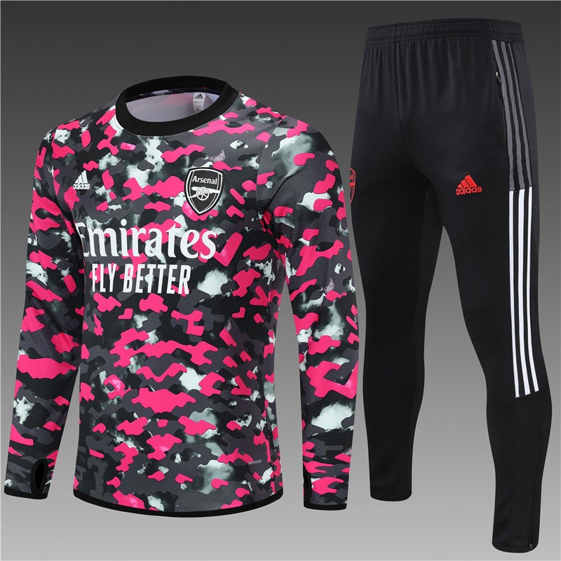 pink and black arsenal tracksuit