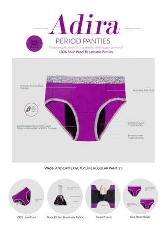 Adira Patented Period Panty