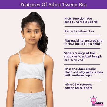 India's First Puberty Beginners Bra Innovated by ADIRA