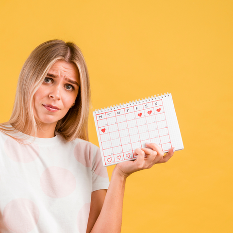 Women holding a calendar
