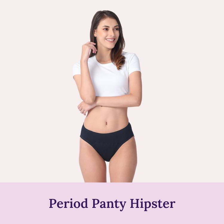 Period panty image hipster fit