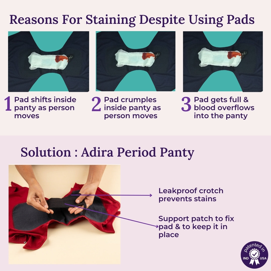 Reasons for staining despite using panties