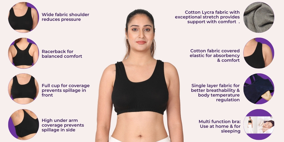 What are the features of Sleep Bra? 